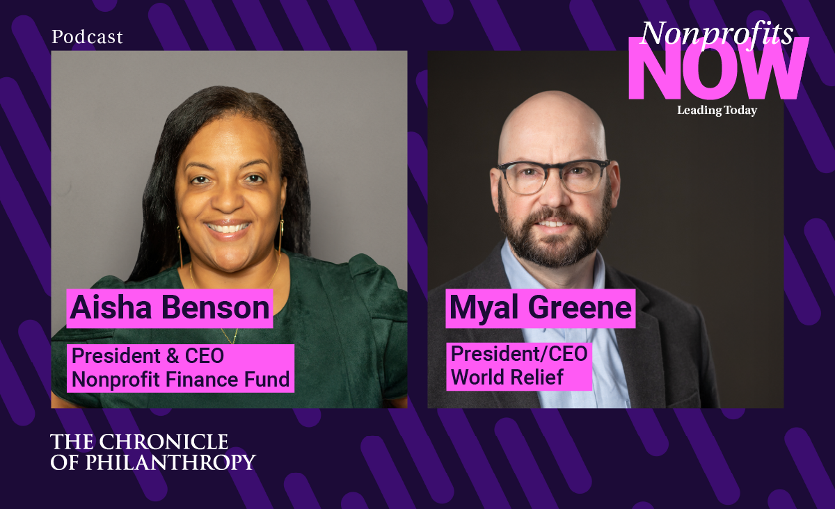 Aisha Benson (NFF) and Myal Green (World Relief)