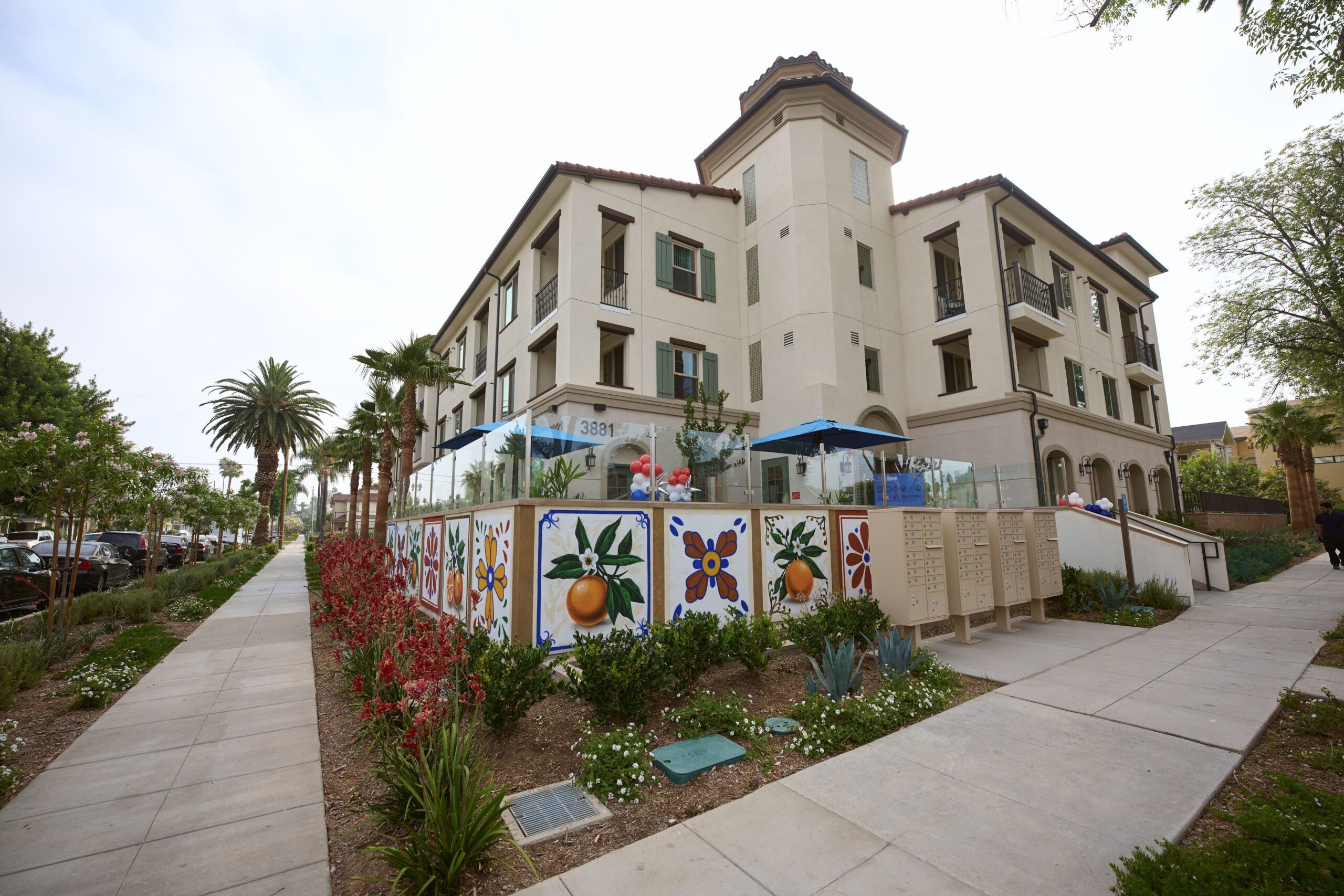 Exterior of The Aspire, one of IHO's affordable housing units.