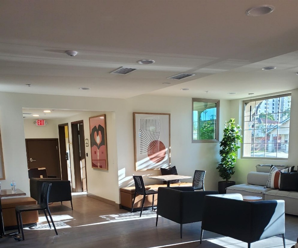 Interior of The Aspire, one of IHO's affordable housing units.