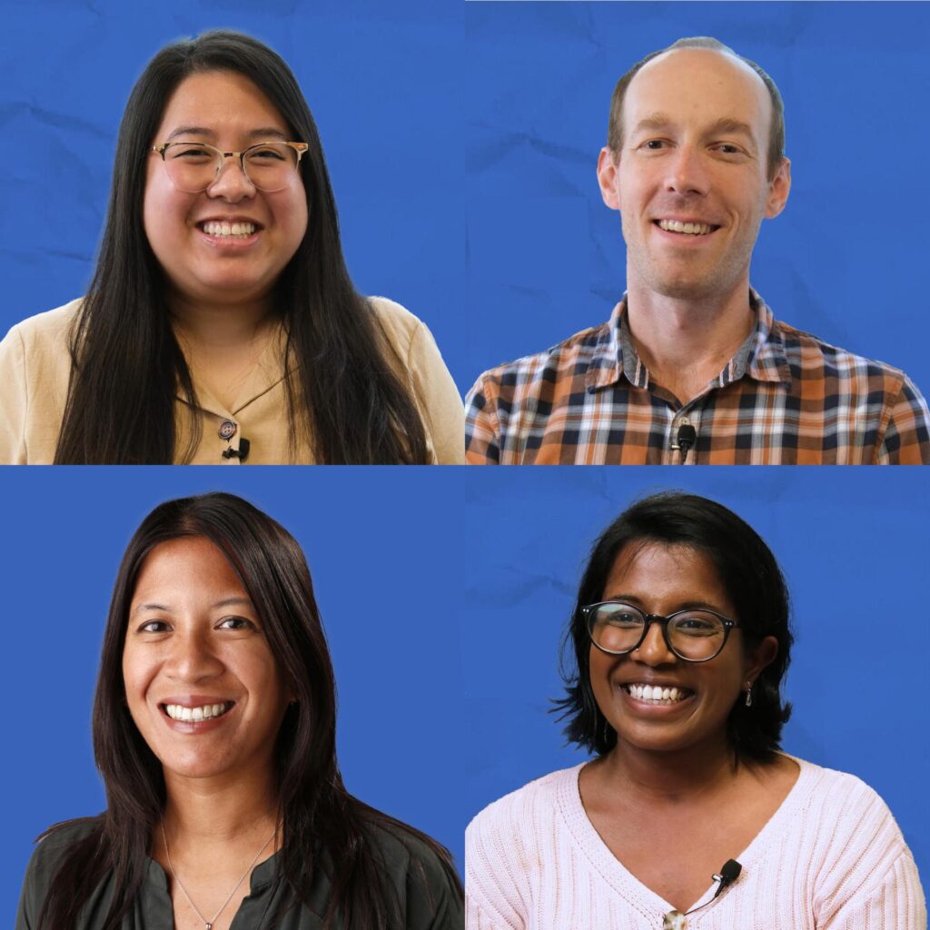 A collage of smiling NFF employees
